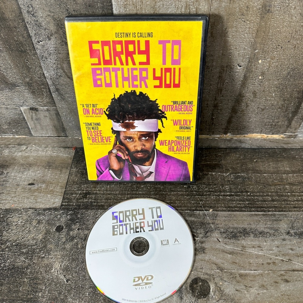 Sorry to Bother You (DVD, 2018, OOP) - Tested